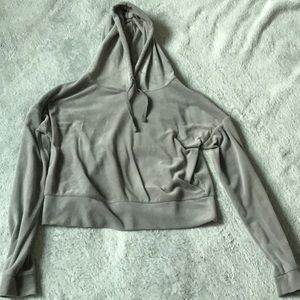 Soft cropped hoodie